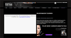 Desktop Screenshot of makeuponlinetraining.com
